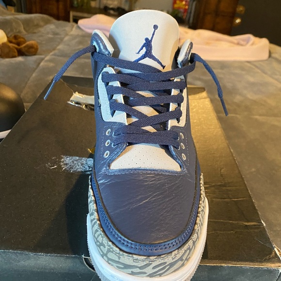 Jordan Air Jordan 3 Retro Midnight Navy/White - Picture 5 of 12